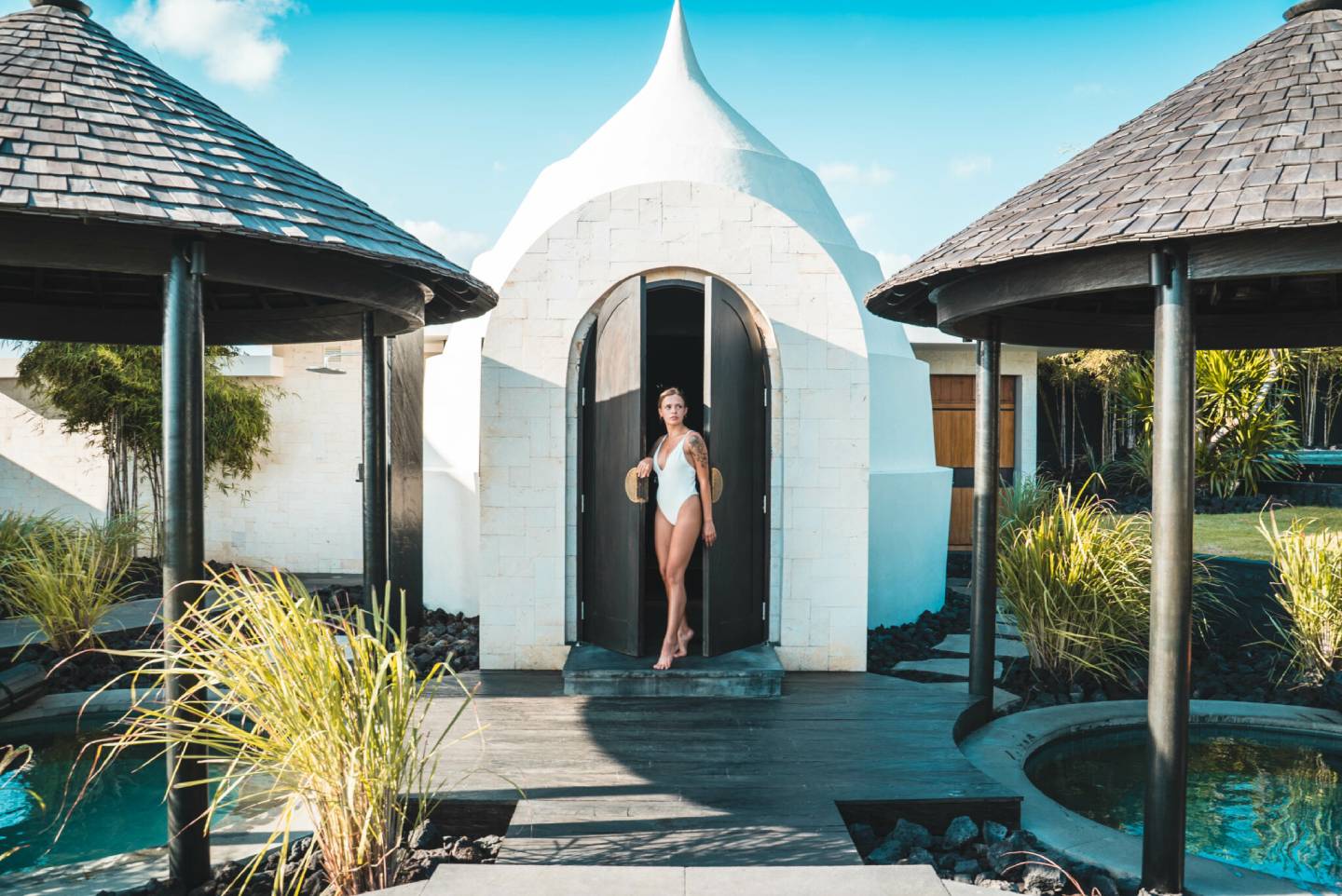 Cold plunges and saunas at The Istana